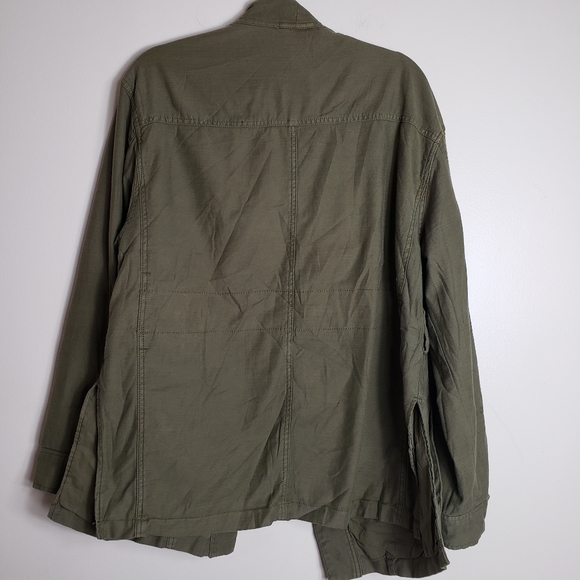 Free People in our nature olive utility jacket - Picture 3 of 5